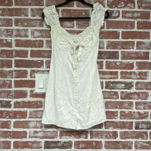 Princess Polly Cream Mini Dress